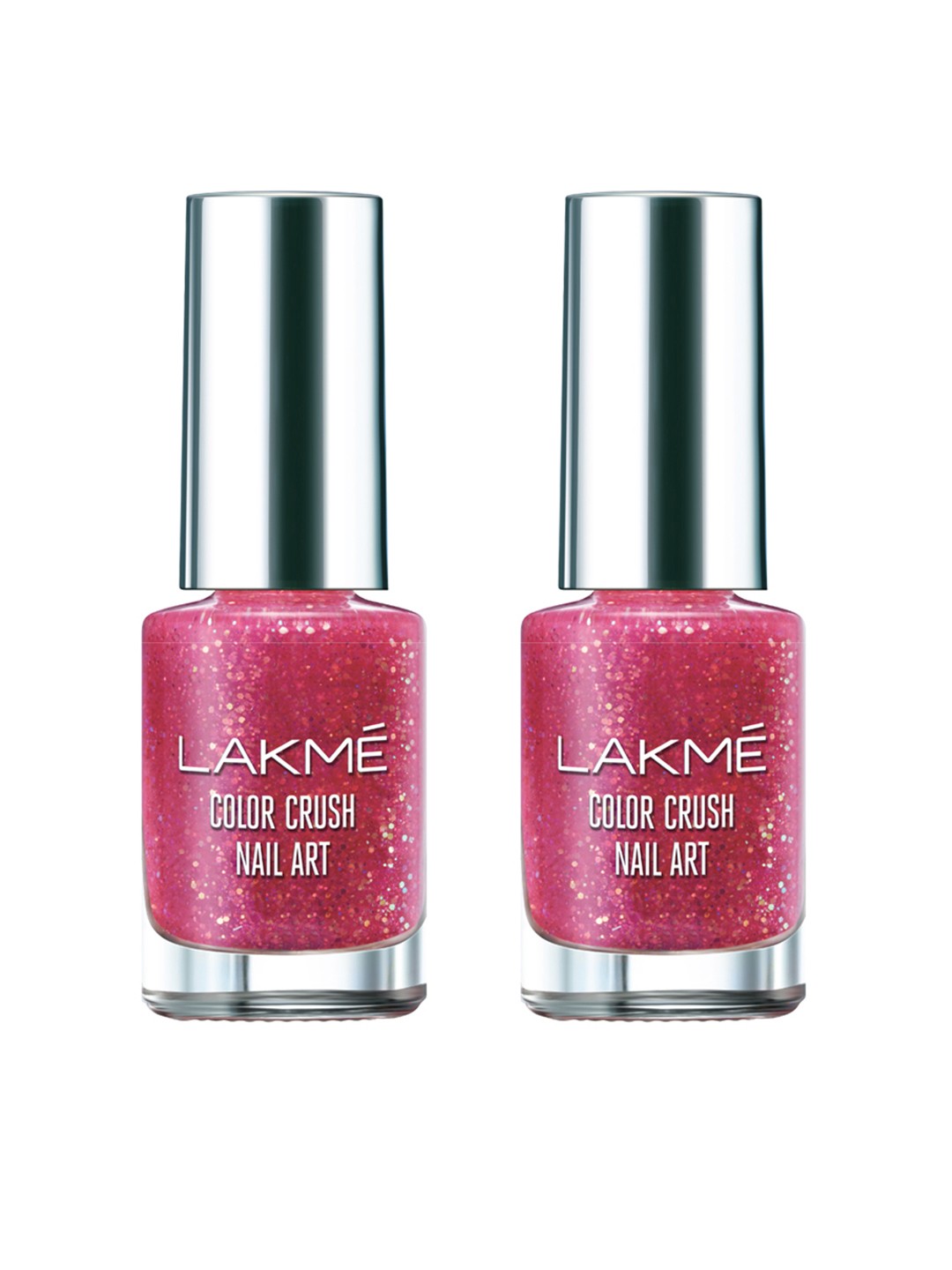 

Lakme Set of 2 Color Crush S1 Nail Art (6 ml each), Pink