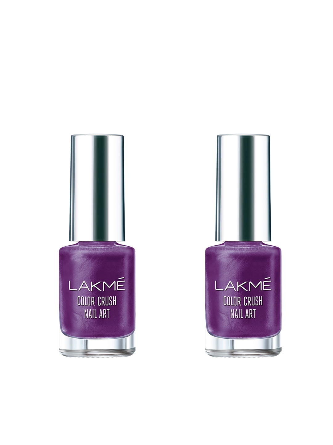 

Lakme Set Of 2 M15 Purple Color Crush Nail Art Nail Polish