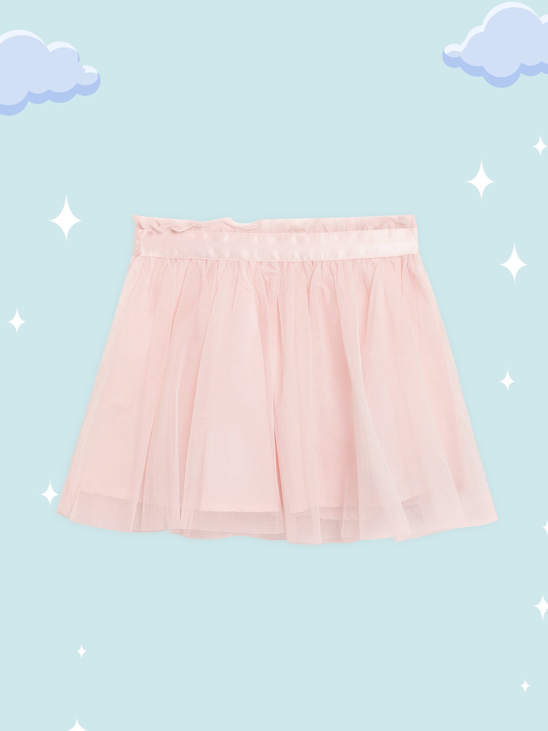 

Marks & Spencer Girls Pink Solid Flared Skirt