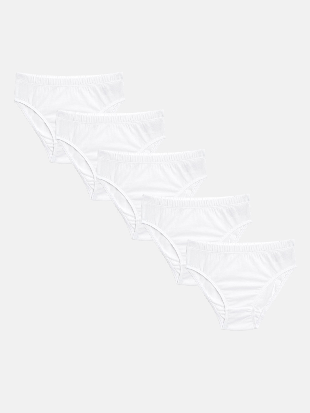 

Marks & Spencer Boys Pack of 5 White Solid Briefs T711400K