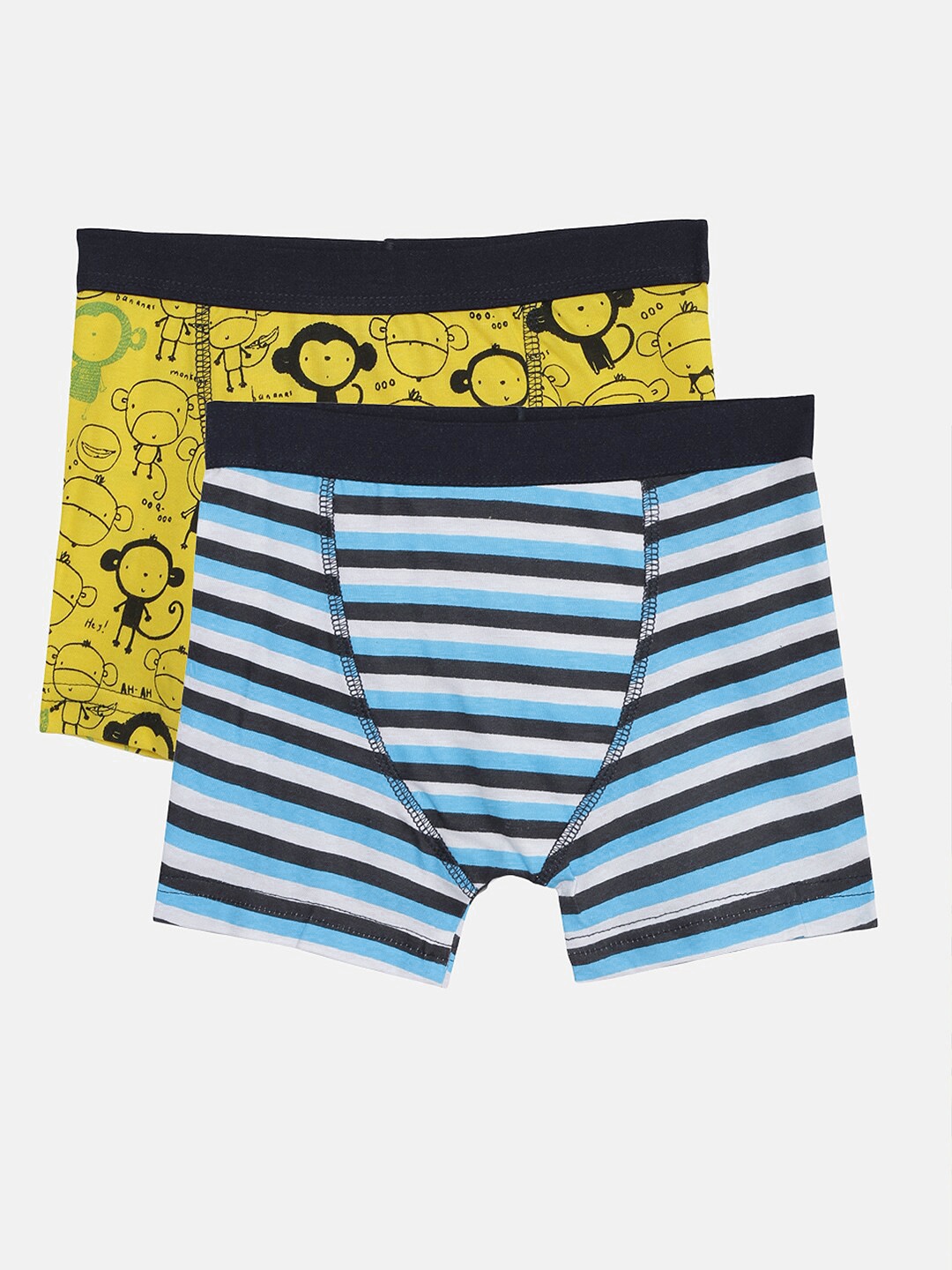 

mothercare Boys Pack of 2 Printed Boxer Briefs 410151369003, Blue