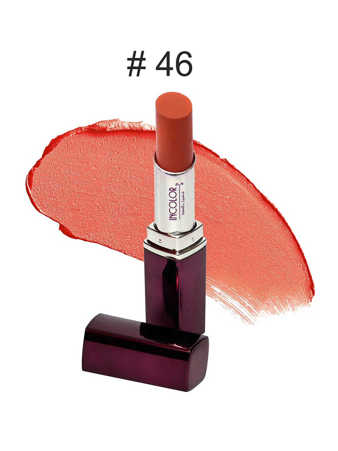 

INCOLOR Orange Mettalic Lipstick 46