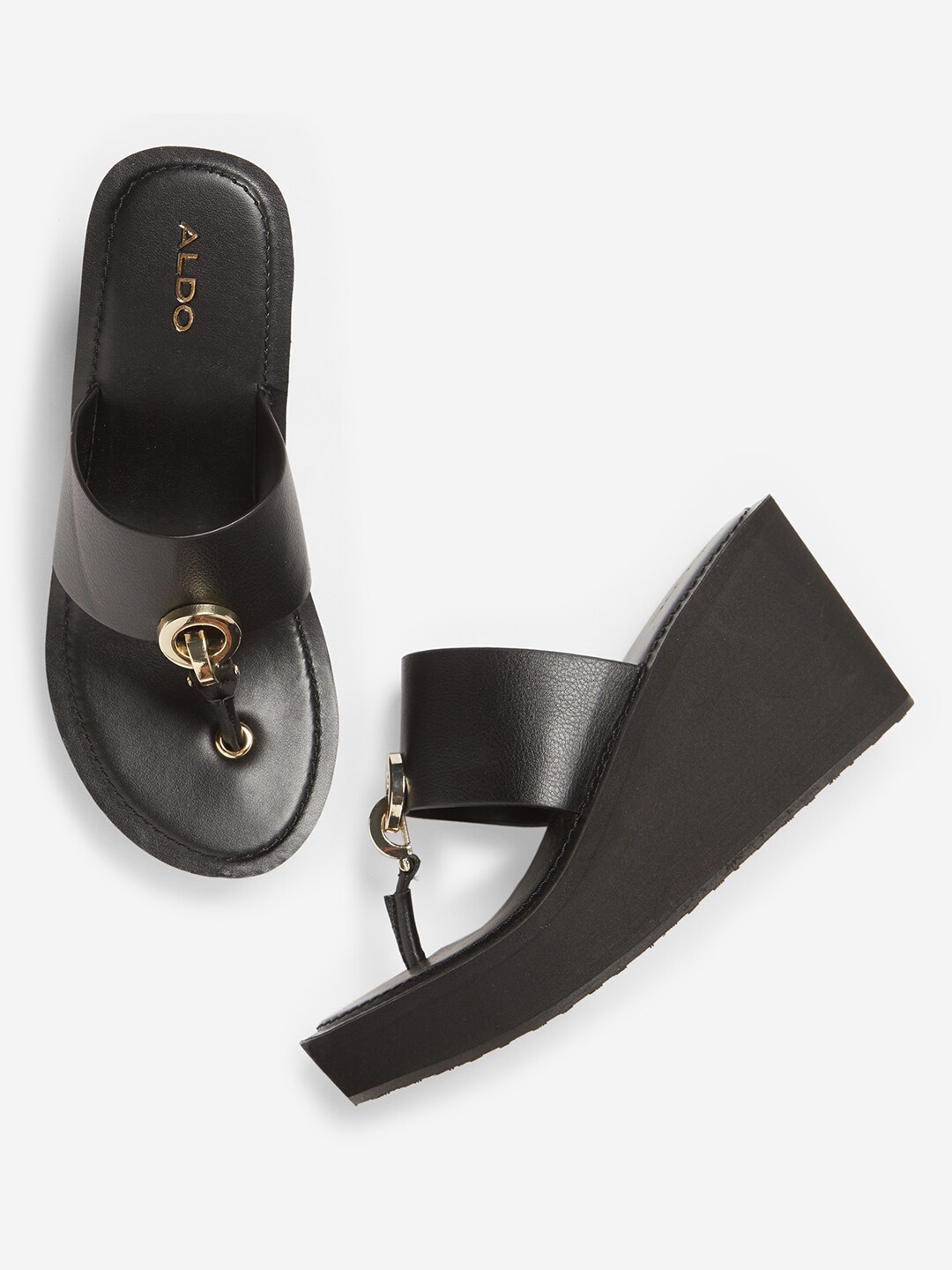 

ALDO Women Black Solid Sandals