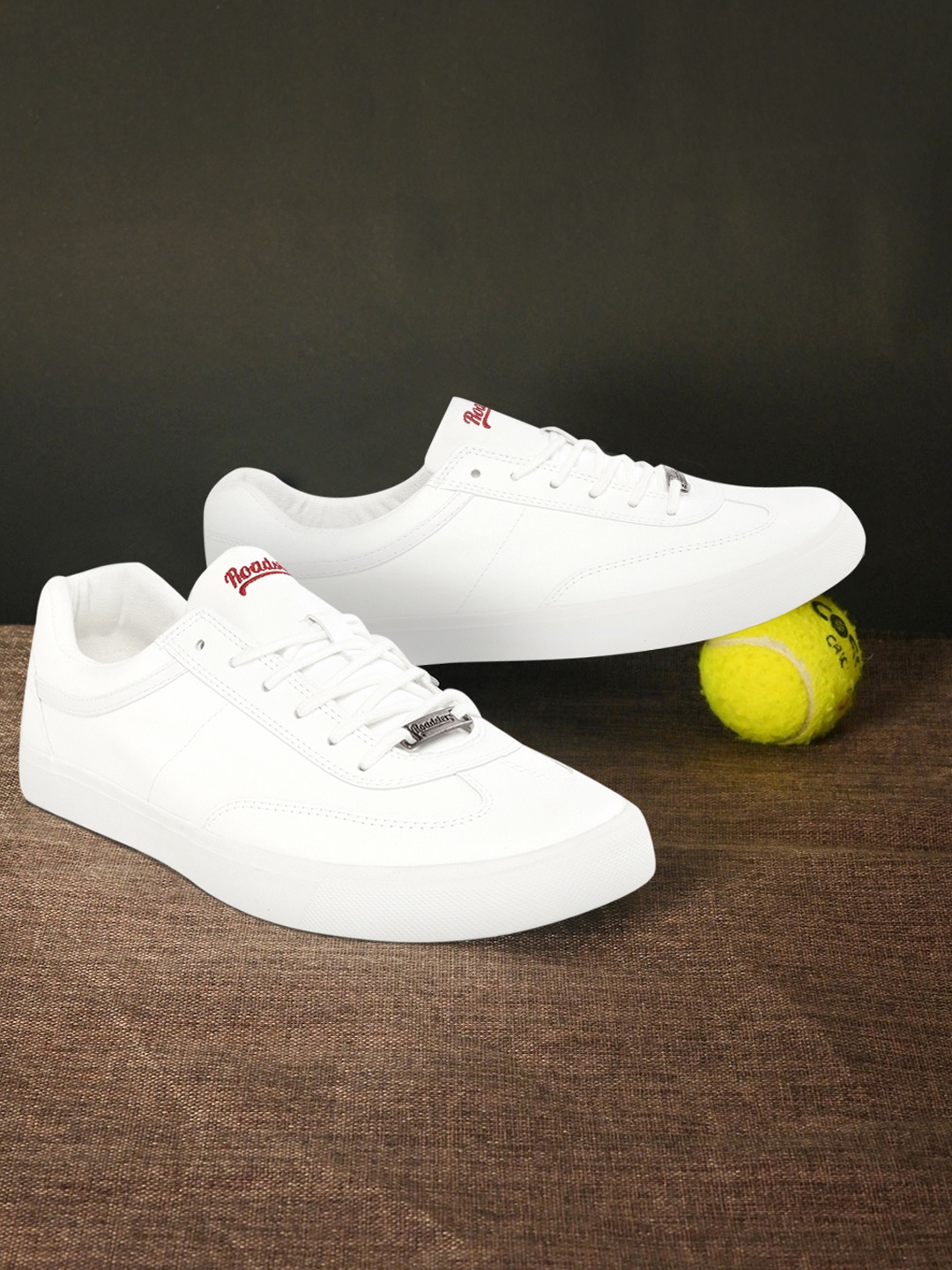 

Roadster Men White Solid Sneakers