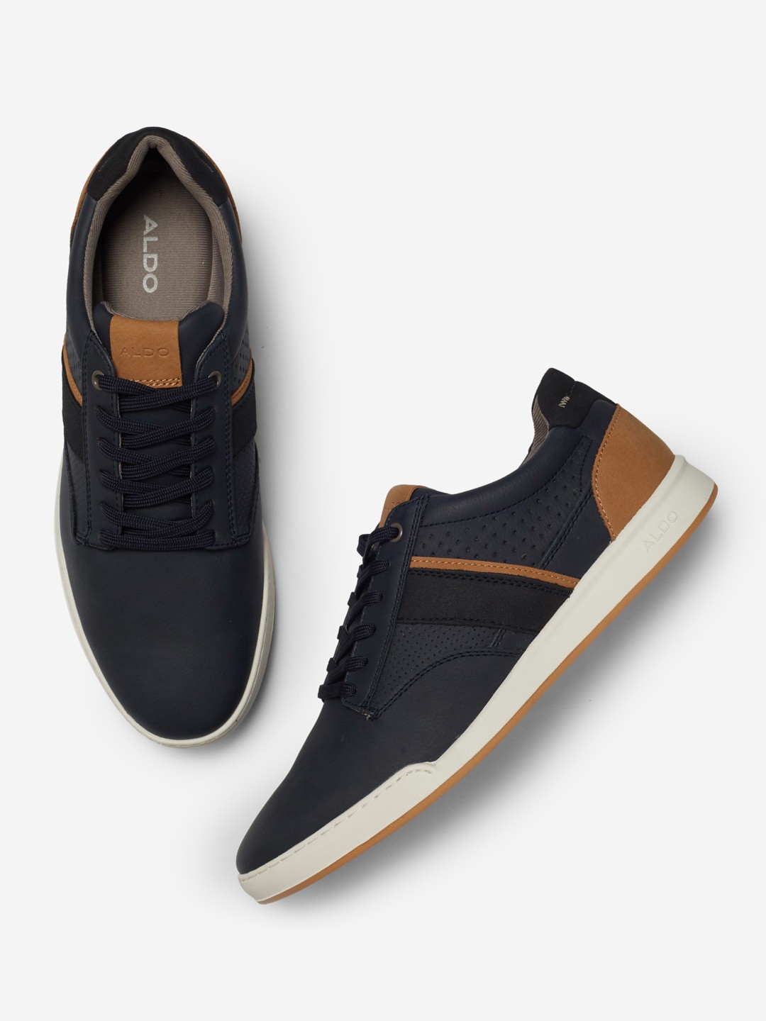 

ALDO Men Navy Blue Sneakers