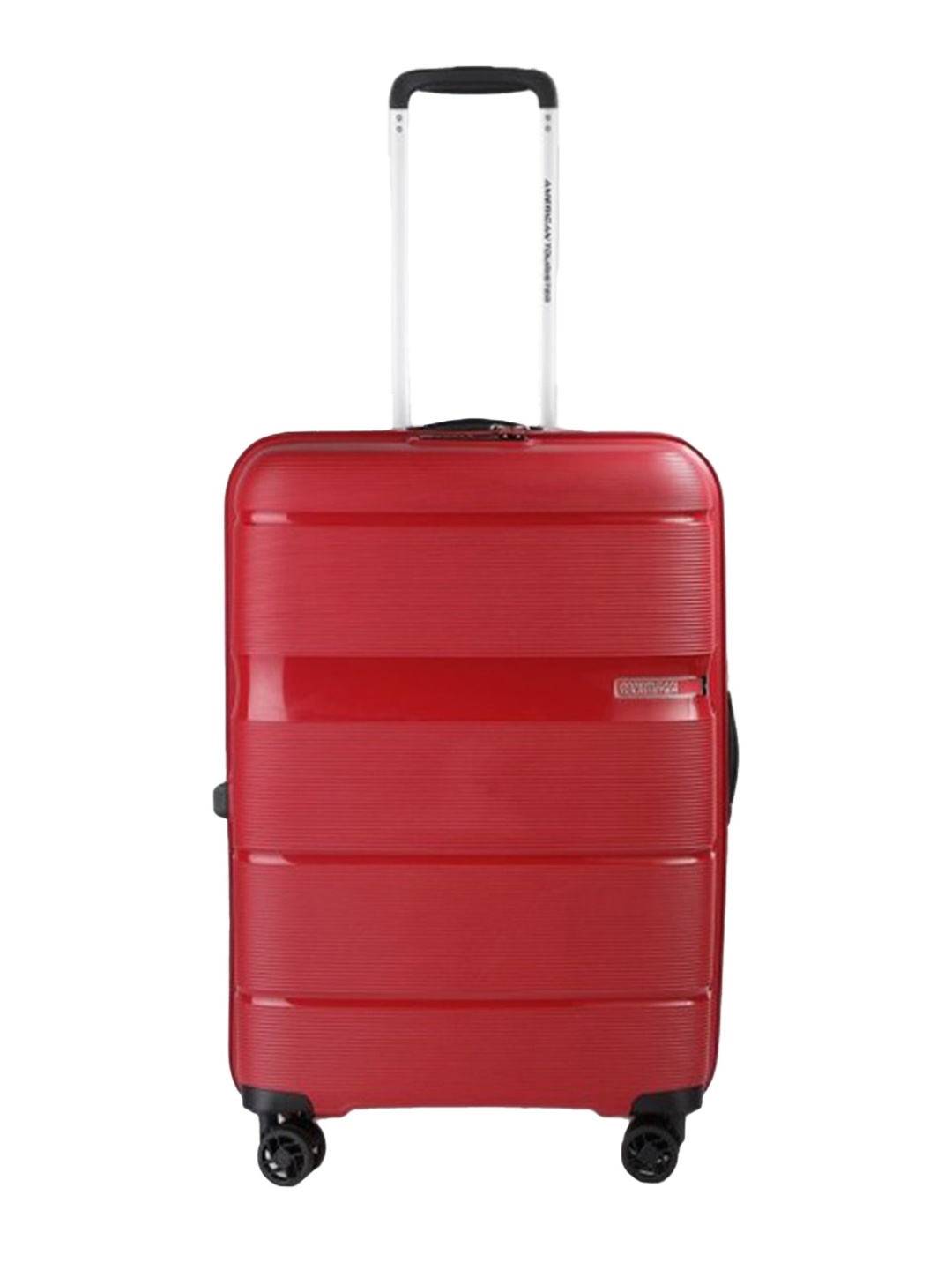 

AMERICAN TOURISTER Linex Textured Hard-Sided Trolley Bag, Red