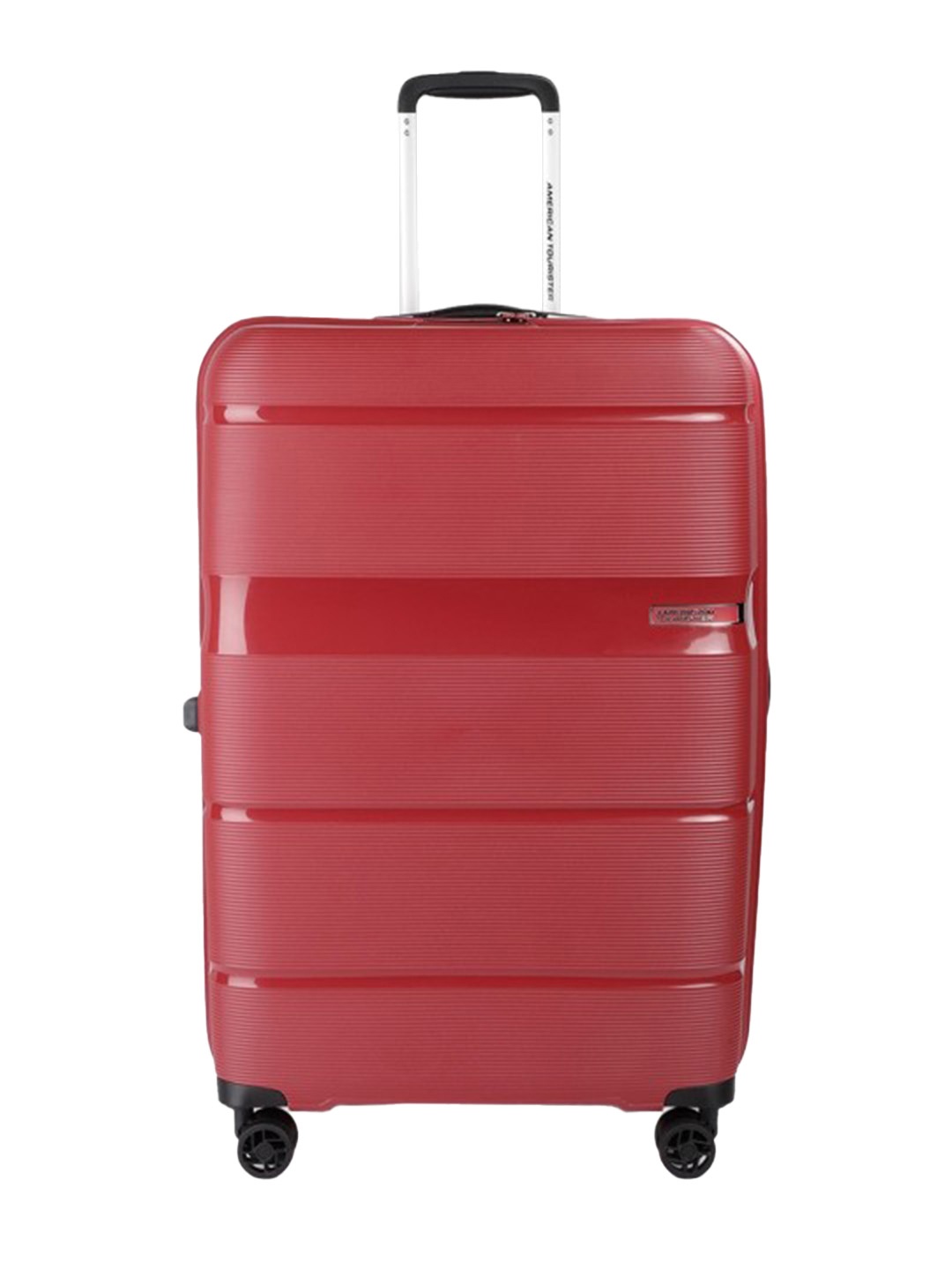 

AMERICAN TOURISTER Textured Linex Spinner Large Trolley Suitcase, Red