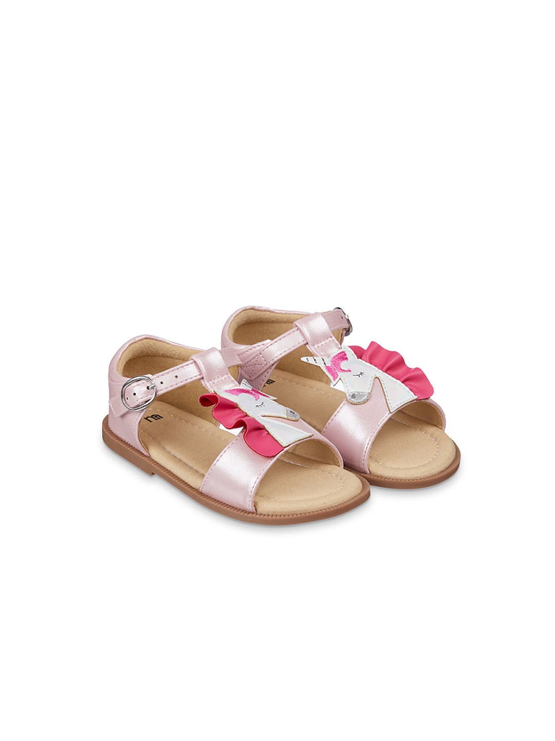 

mothercare Girls Pink Open Toe Flats