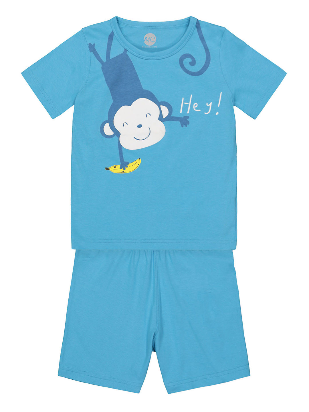 

mothercare Boys Blue Printed Night suit