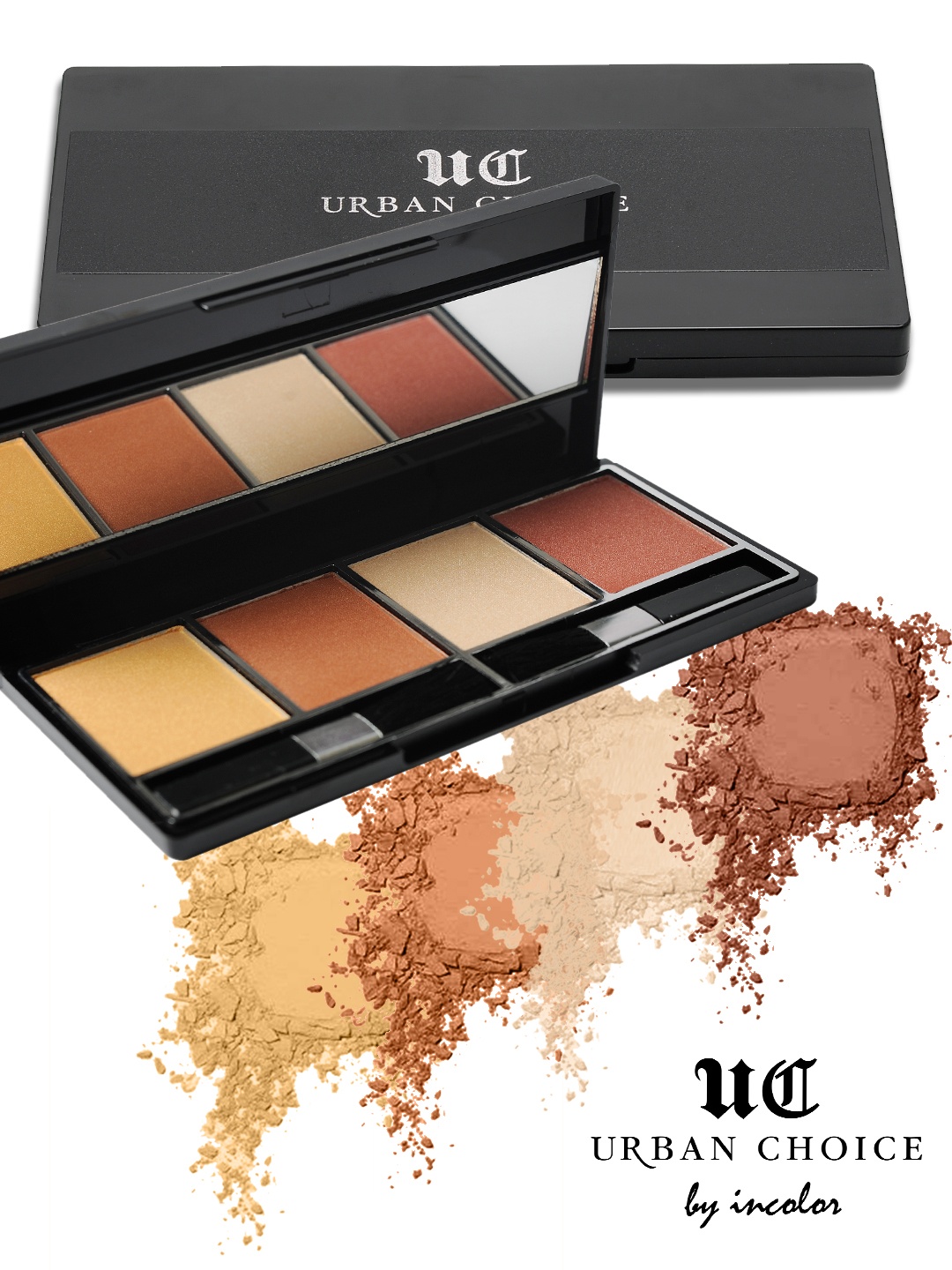 

INCOLOR 4-in-1 Blusher 01, Brown