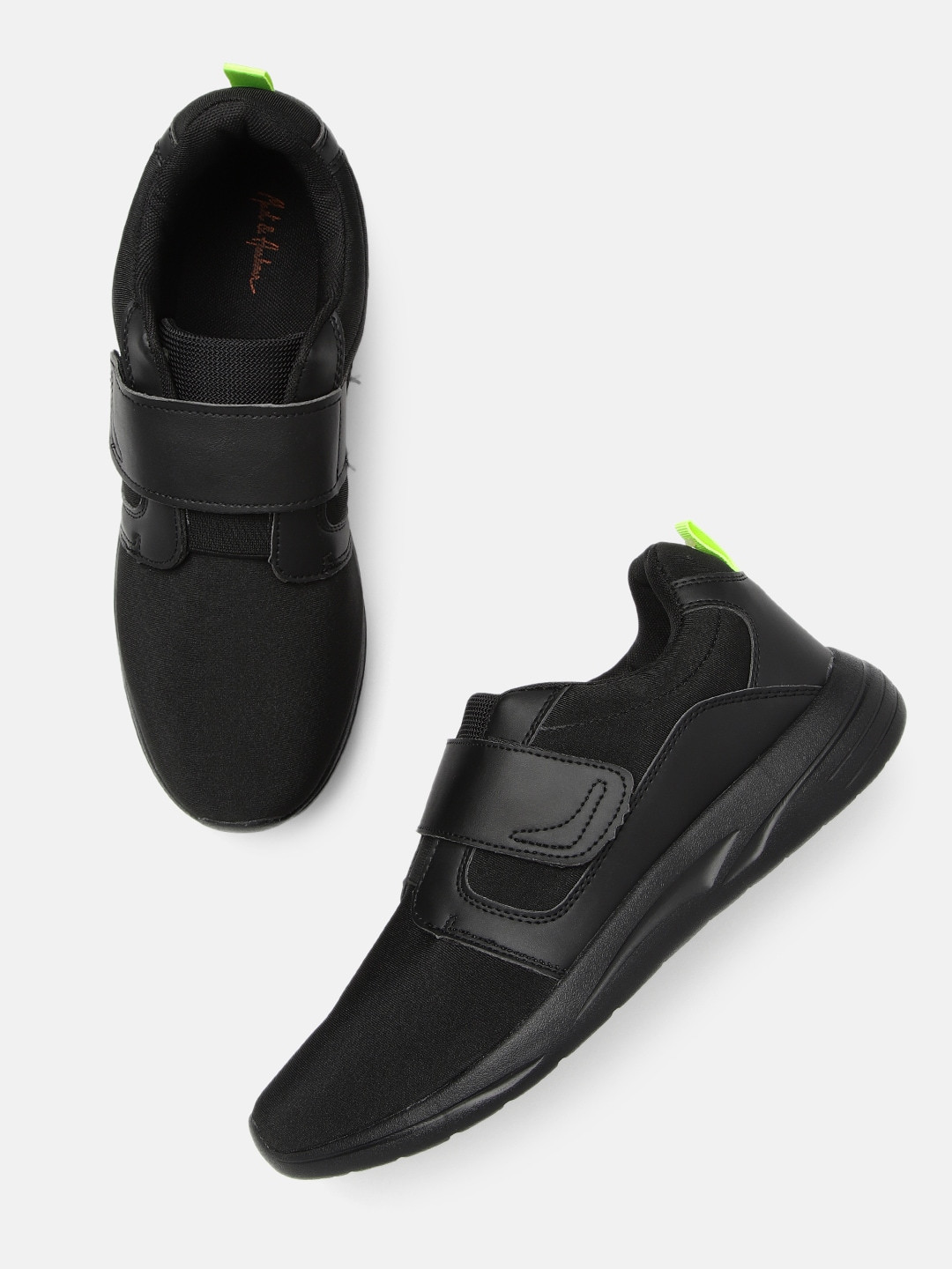 

Mast & Harbour Men Black Slip-On Sneakers