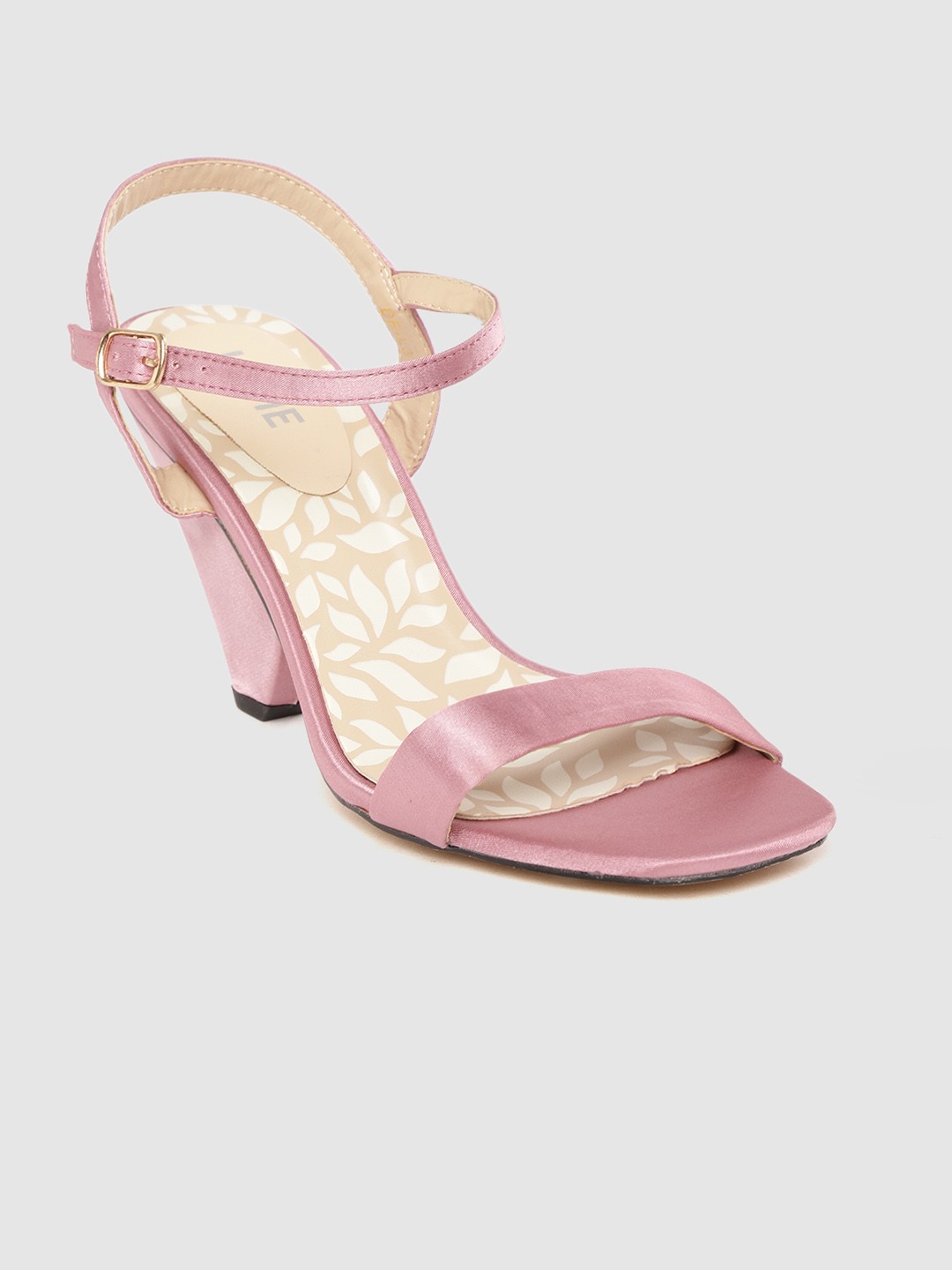 

Lavie Women Purple Solid Satin Finish Cone Heels
