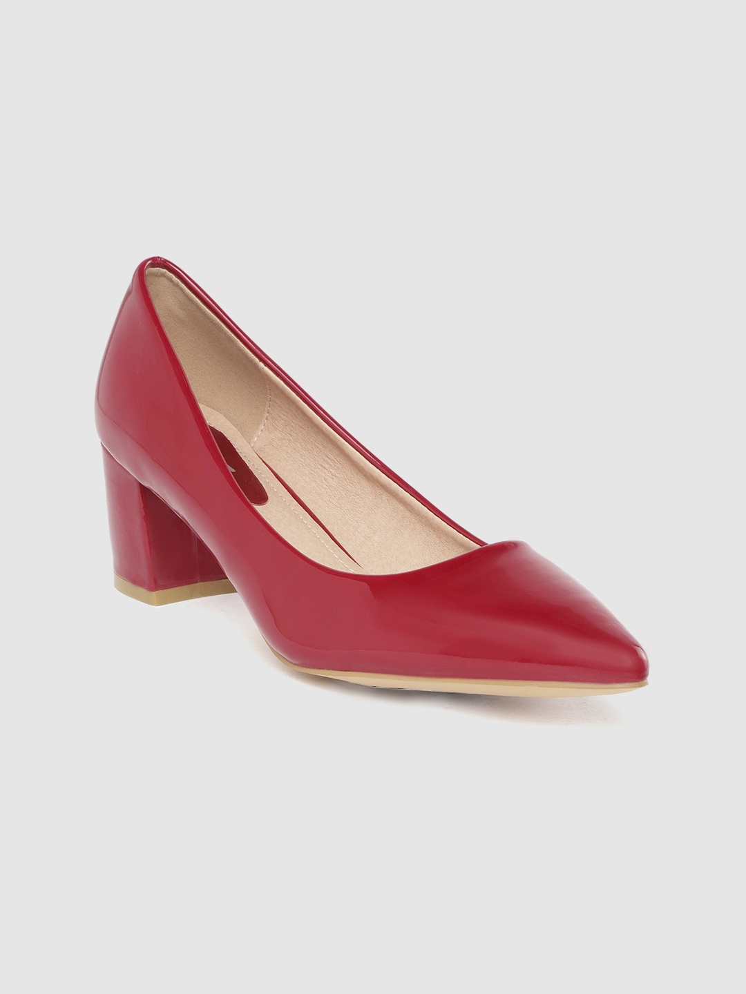 

Lavie Women Maroon Solid Pumps