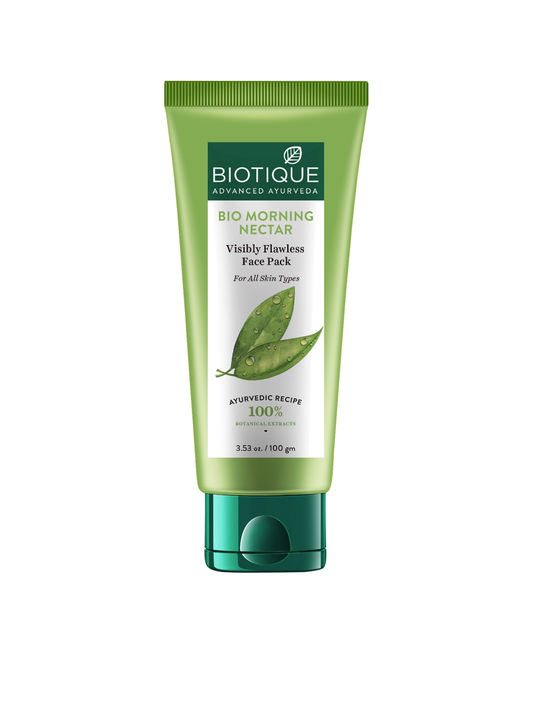 

Biotique Morning Nectar Refreshing Visibly Flawless Face Pack 100 g, Green