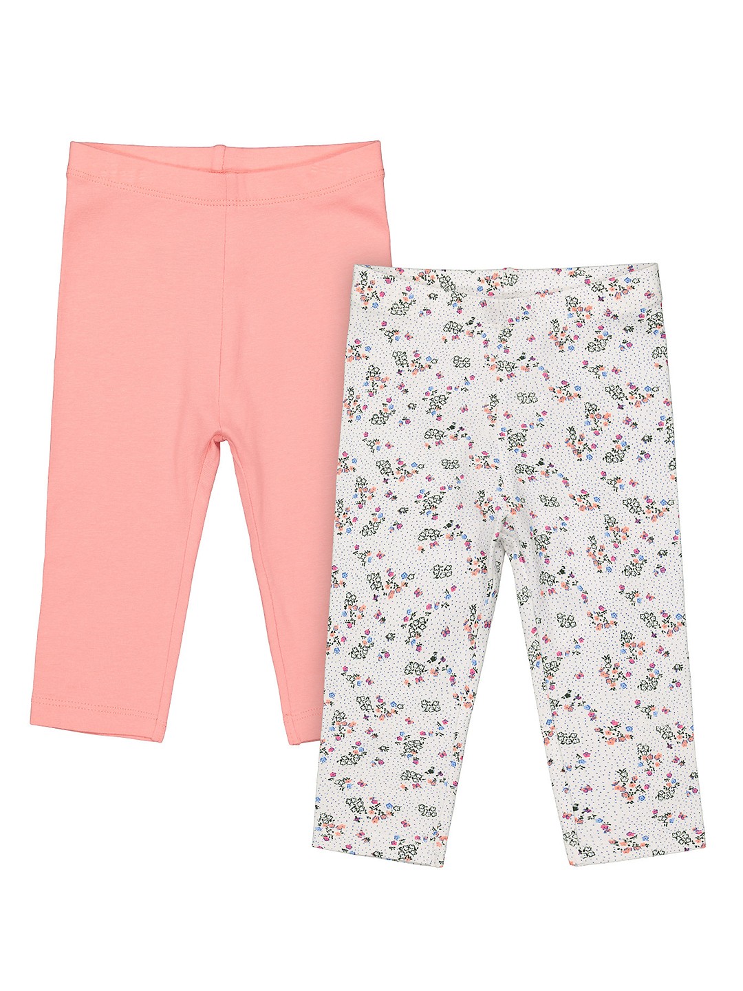 

mothercare Girls Set of 2 leggings, Multi