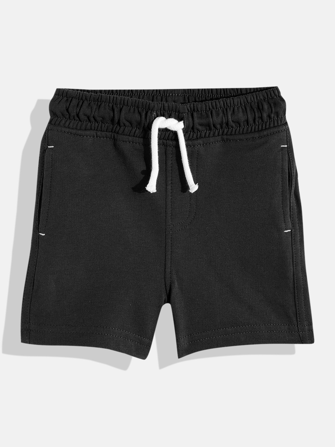 

mothercare Infant Boys Pure Cotton Shorts, Black