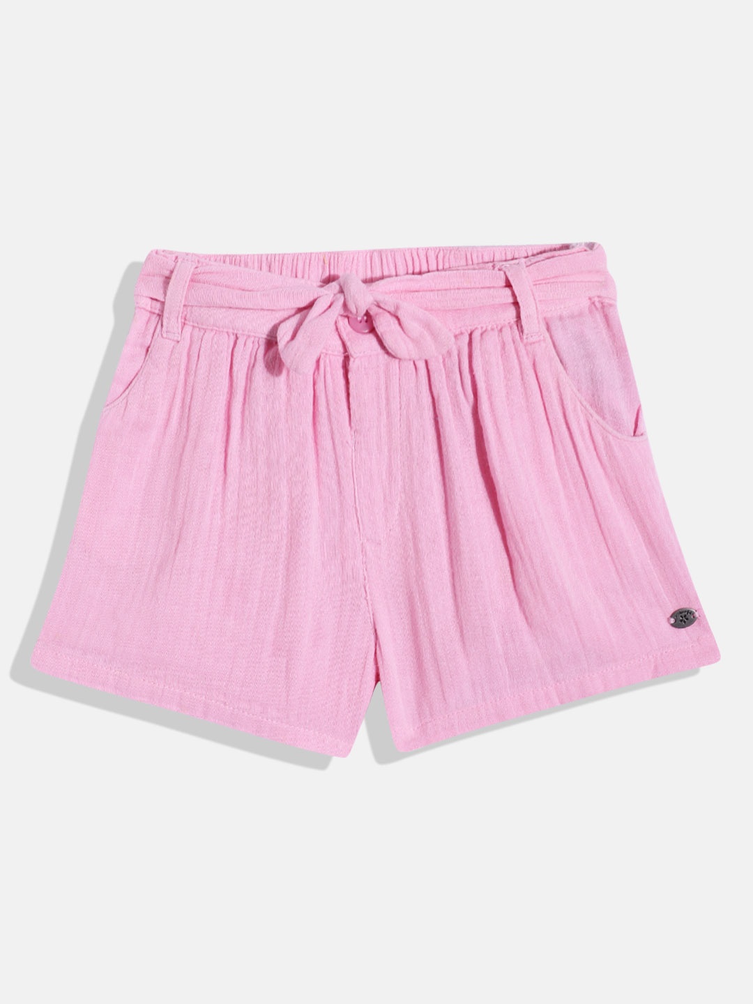 

mothercare Girls Pure Cotton Shorts, Pink