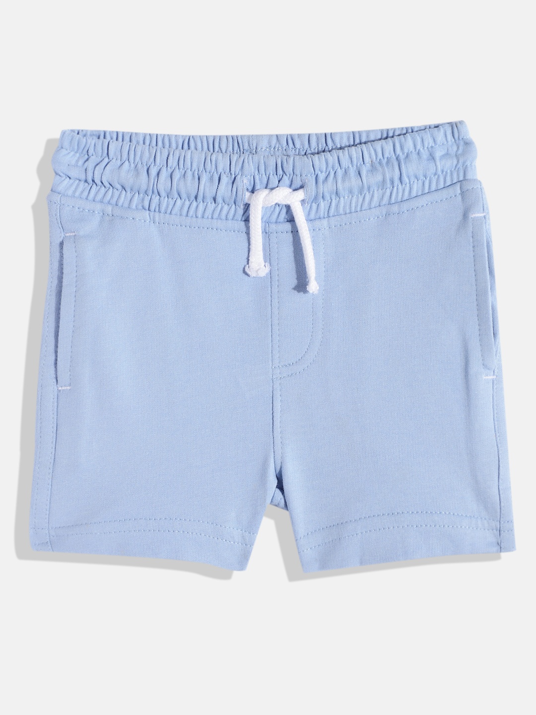 

mothercare Boys Solid Pure Cotton Regular Shorts, Blue
