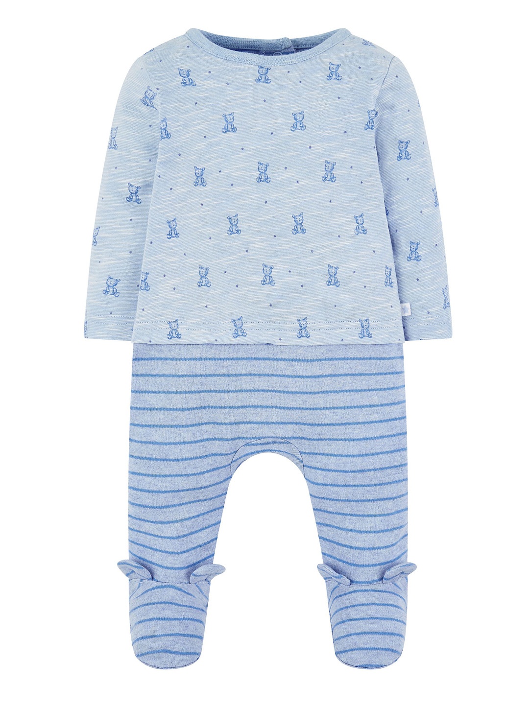 

mothercare Boys Blue Printed Sleepsuit