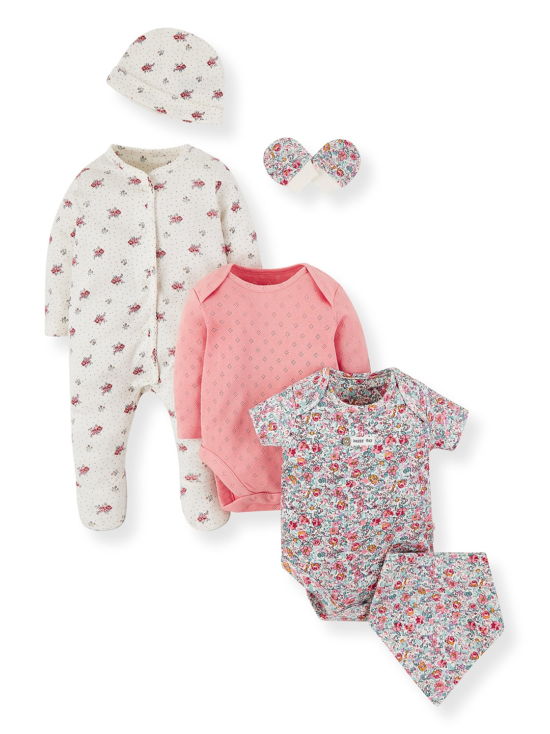 

mothercare Girls Set of 3 Clothing Set, Assorted