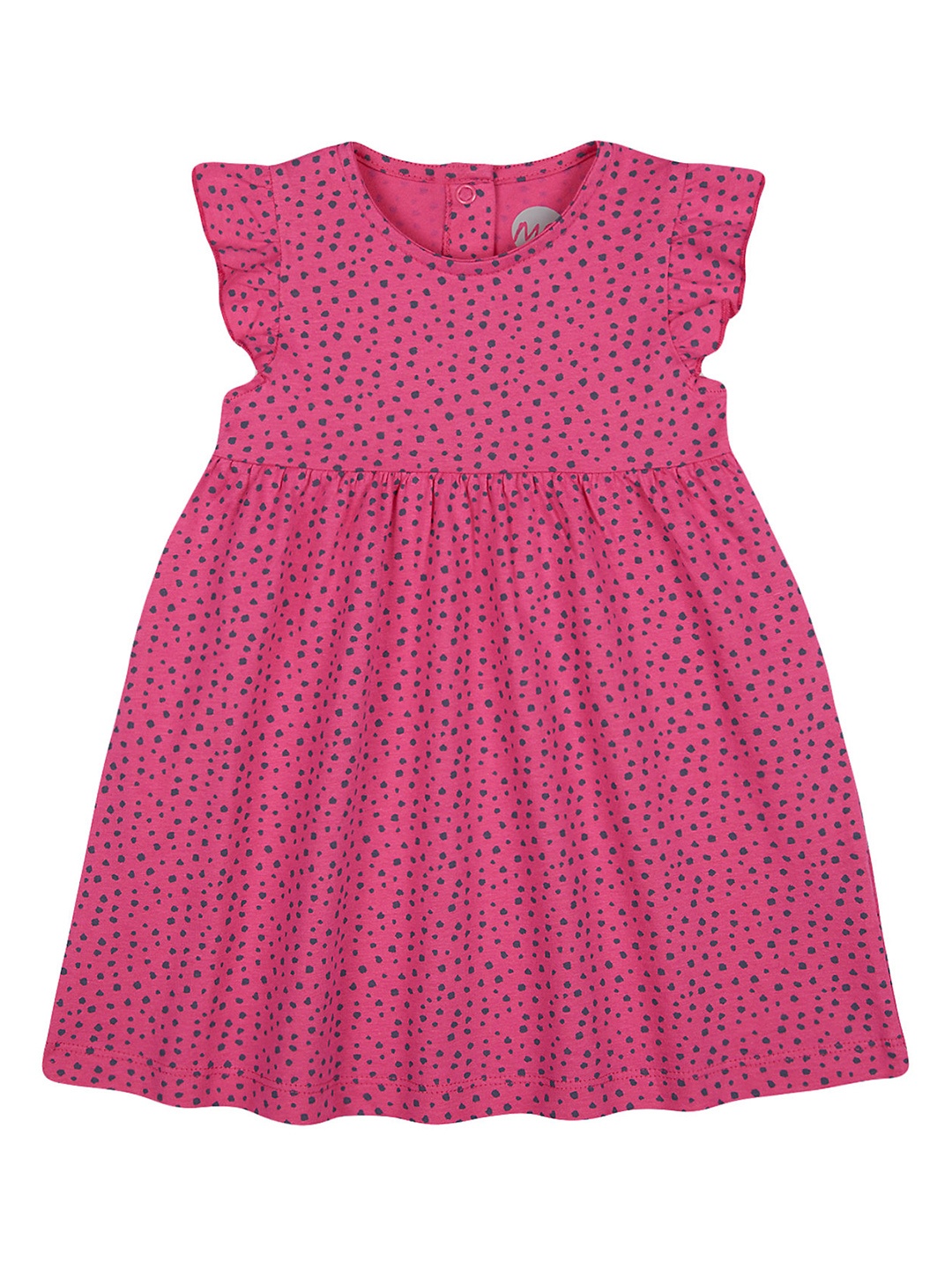 

mothercare Girls Pink Printed Fit and Flare Dress