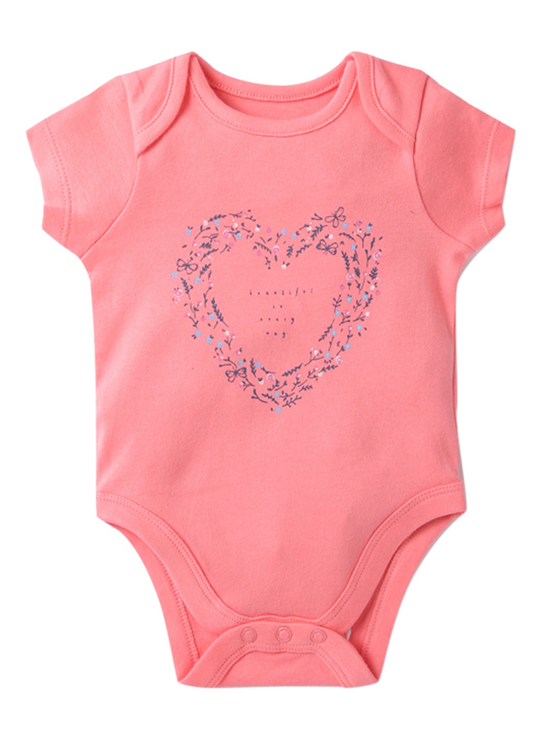 

mothercare Girls Pink Printed Bodysuit