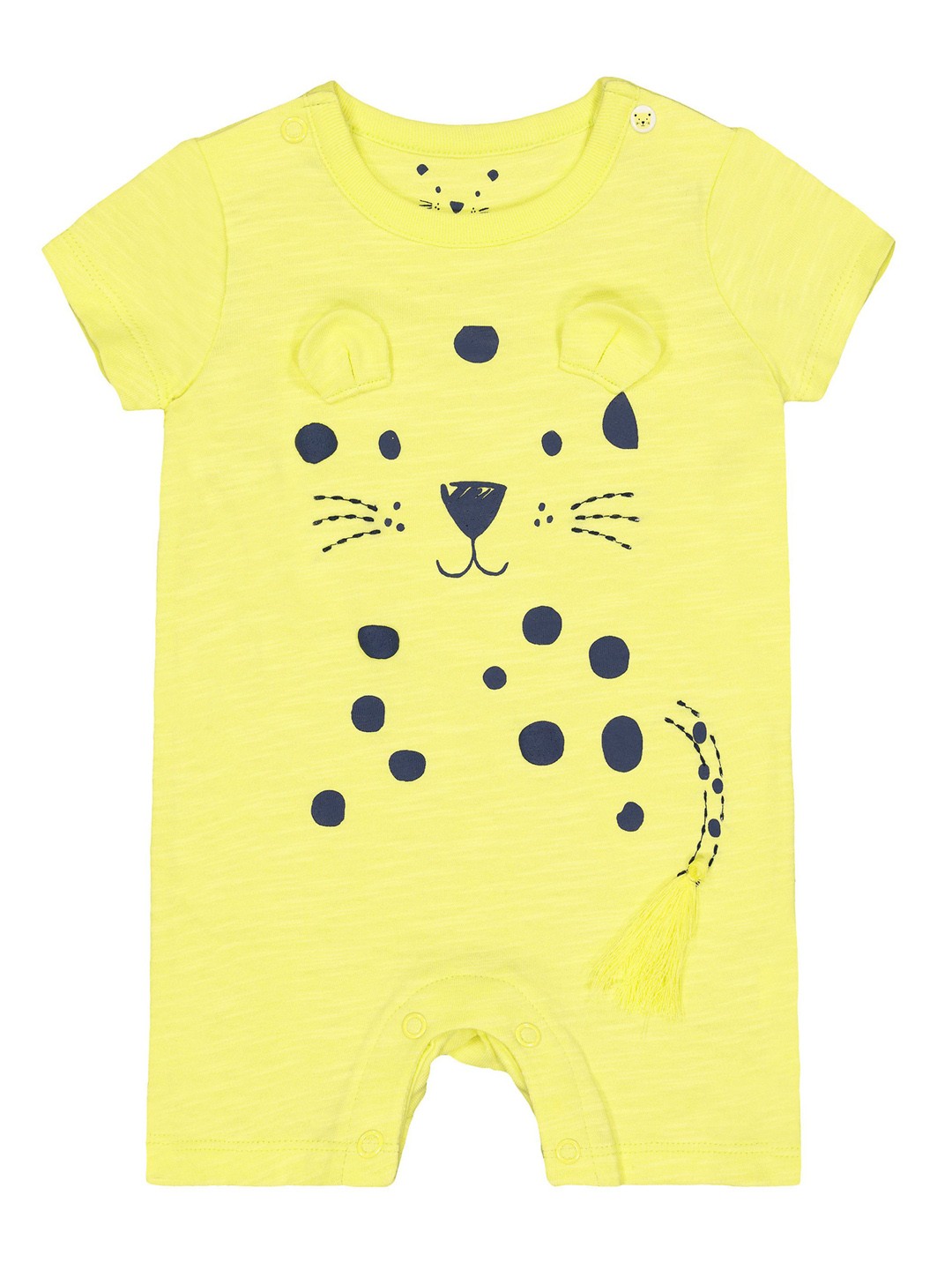 

mothercare Infant Boys Yellow Printed Rompers