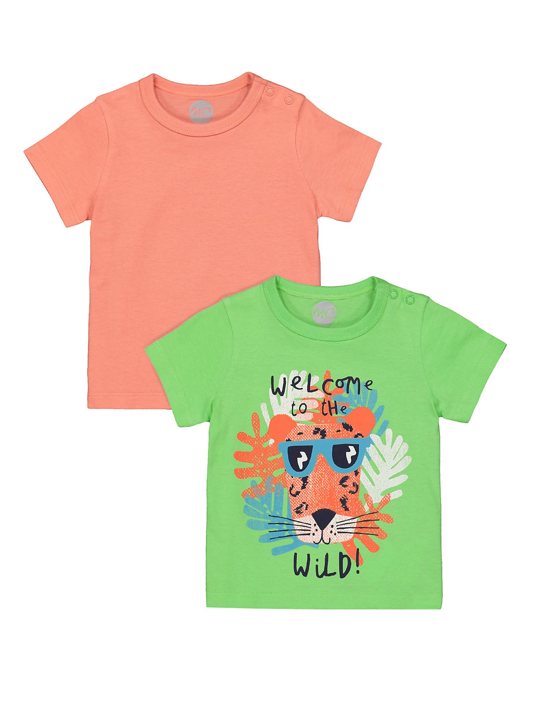 

mothercare Boys Multicoloured Printed Round Neck T-shirt, Multi