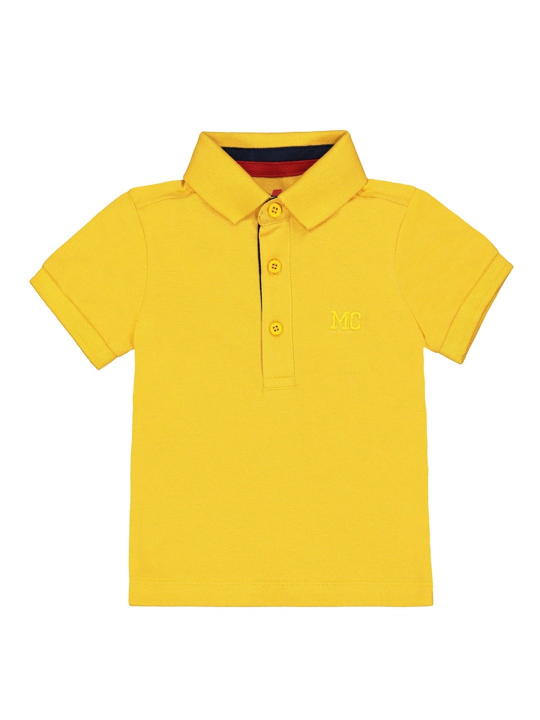 

mothercare Boys Yellow Polo Collar T-shirt