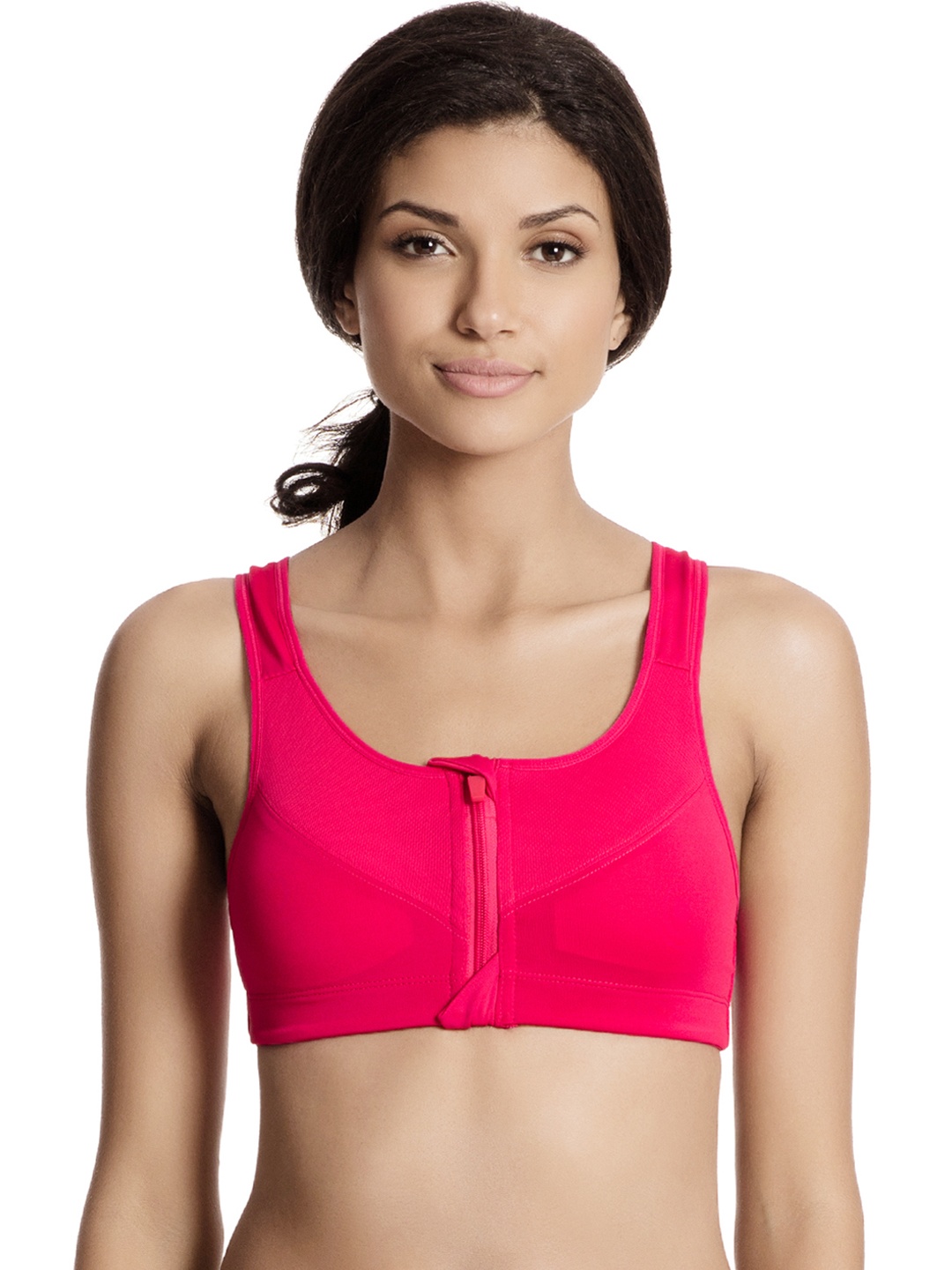 

PrettySecrets Pink Sports Bra PSS16FZSPBR03