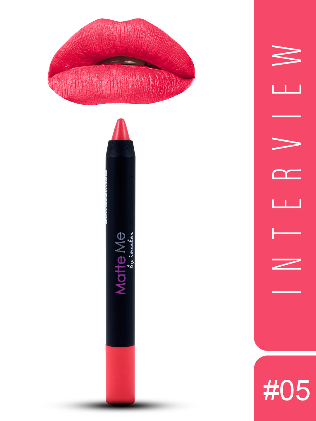 

INCOLOR Orange Matte Me Crayon 05 INTERVIEW 2.3 g