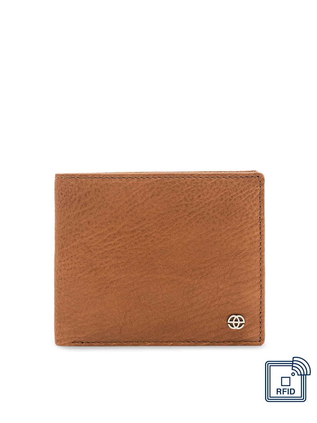 

Eske Men Tan Solid Two Fold Wallet