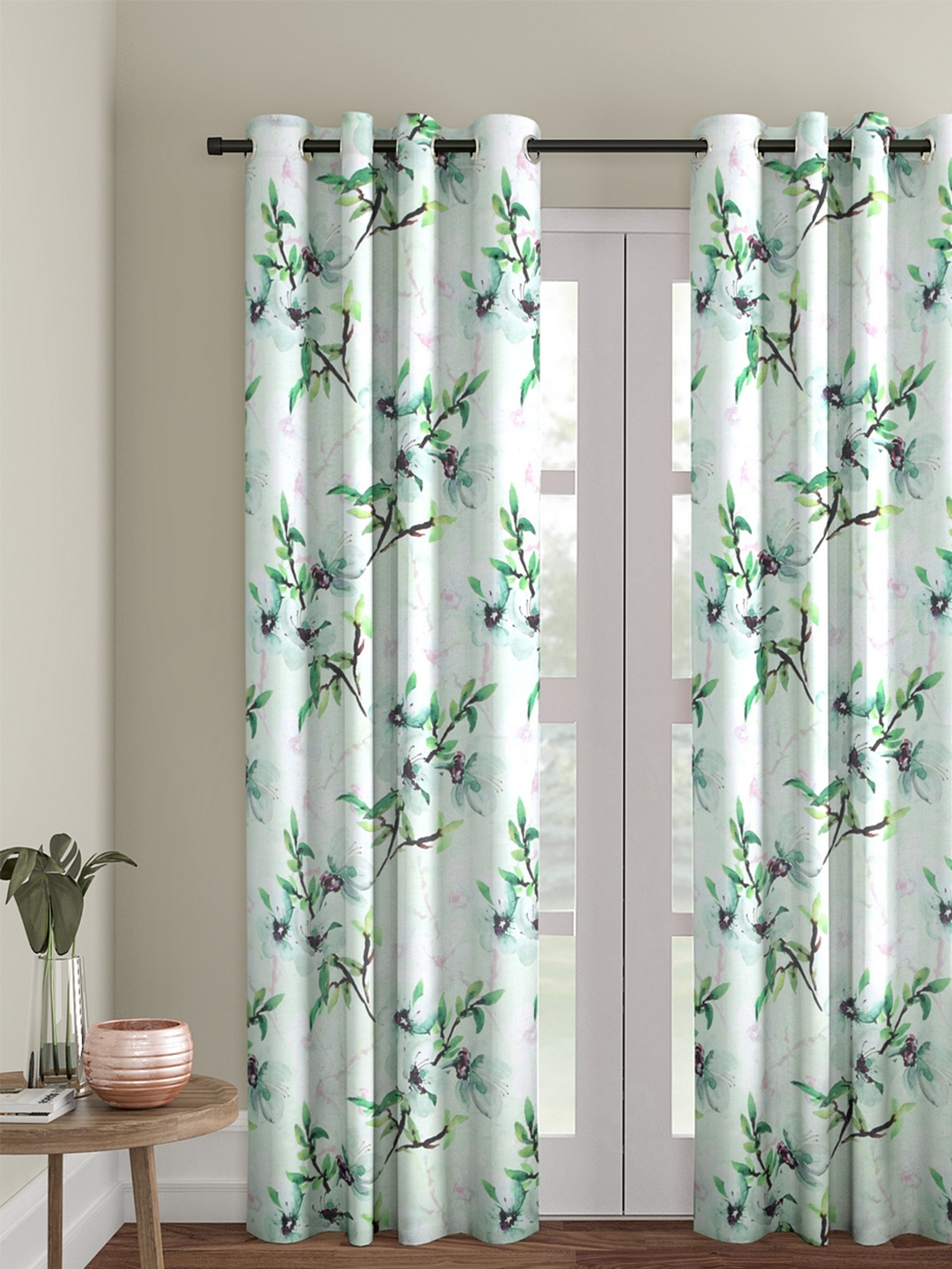 

Soumya Green Single Door Curtain