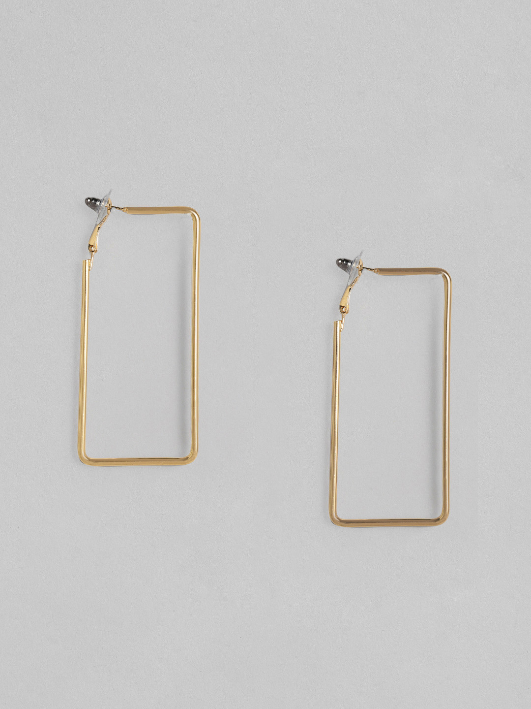 

justpeachy Gold-Plated Hoop Earrings