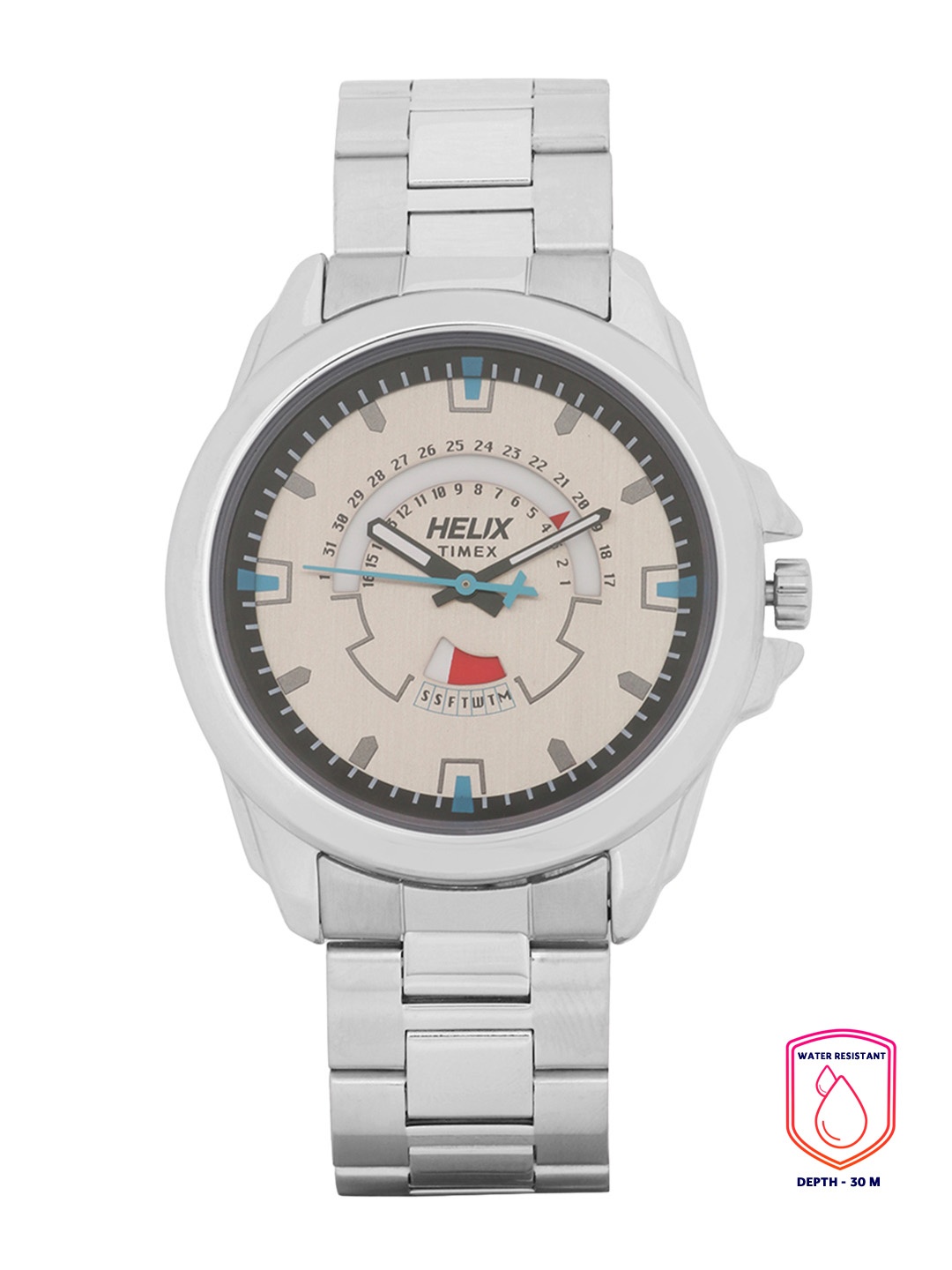 

Helix Men Grey Analogue Watch TW032HG09