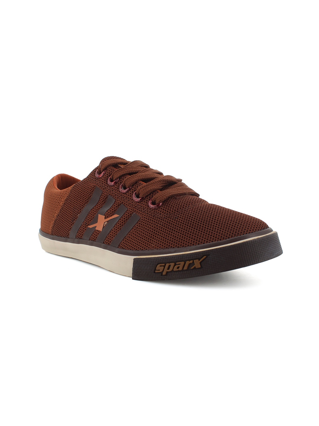 

Sparx Men Brown Woven Design Sneakers