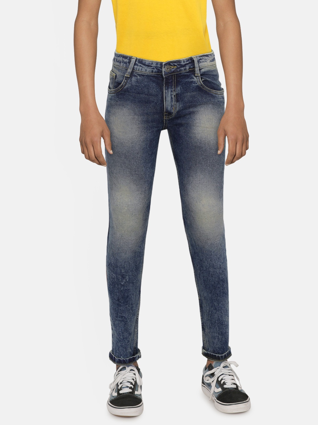 

Killer Boys Blue Regular Fit Mid-Rise Clean Look Stretchable Jeans