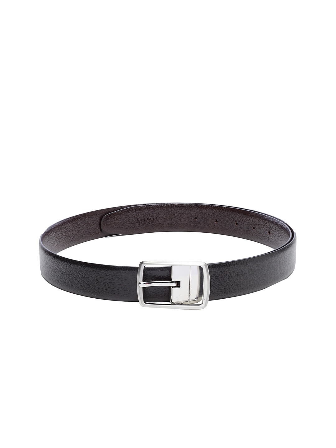 

WELBAWT Men Black Textured Belt