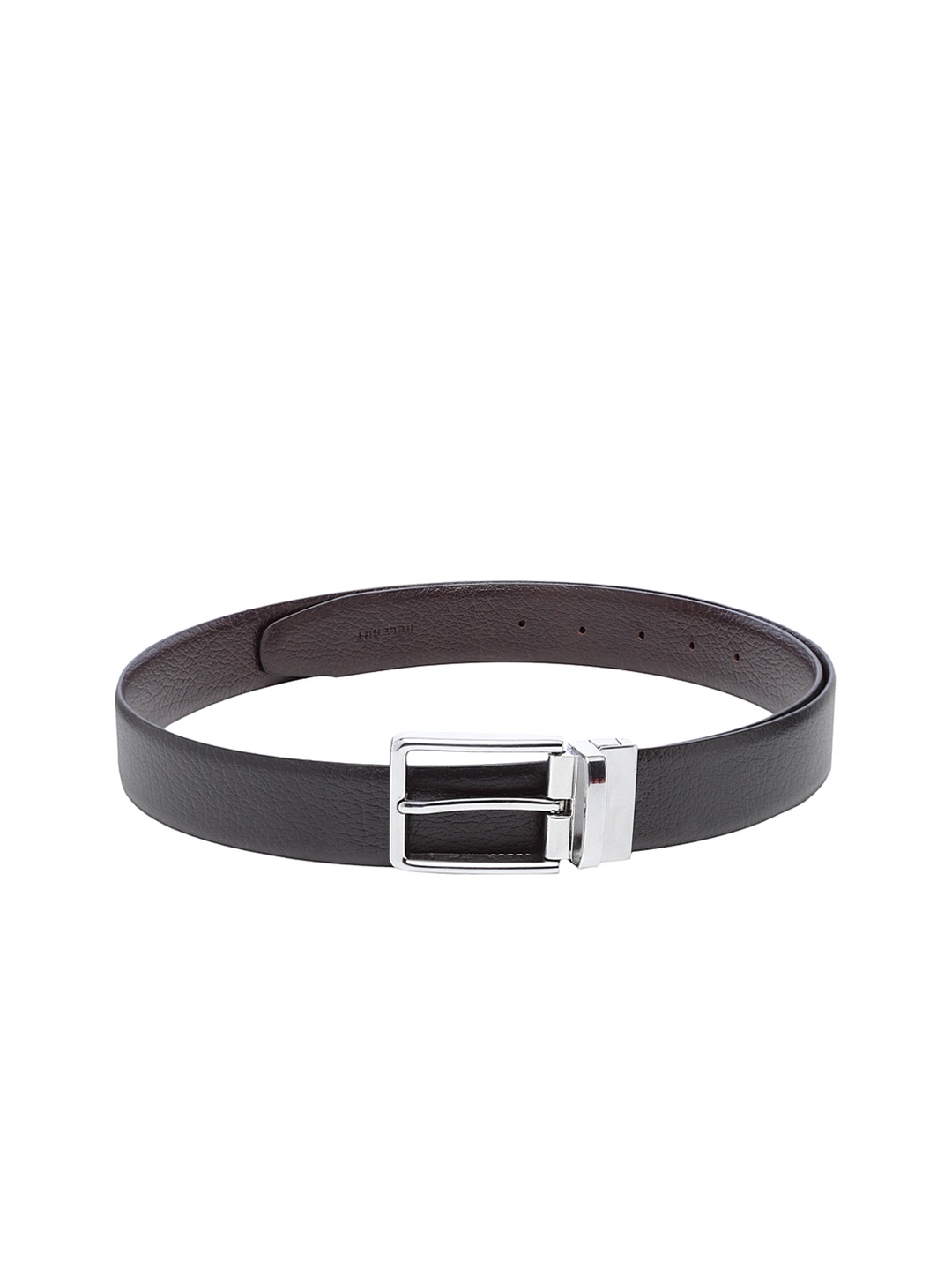 

WELBAWT Men Black Textured Belt
