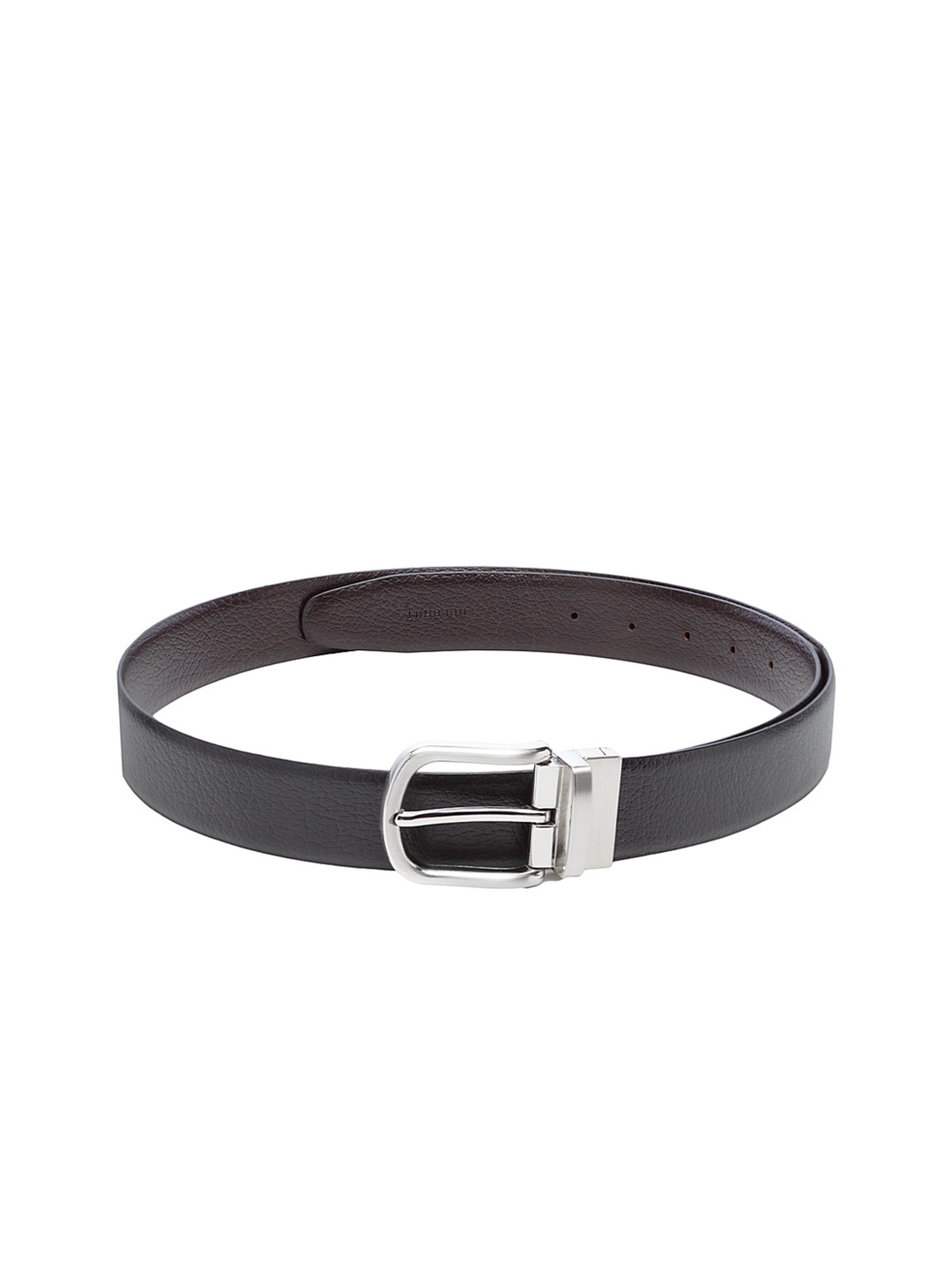 

WELBAWT Men Black Textured Belt