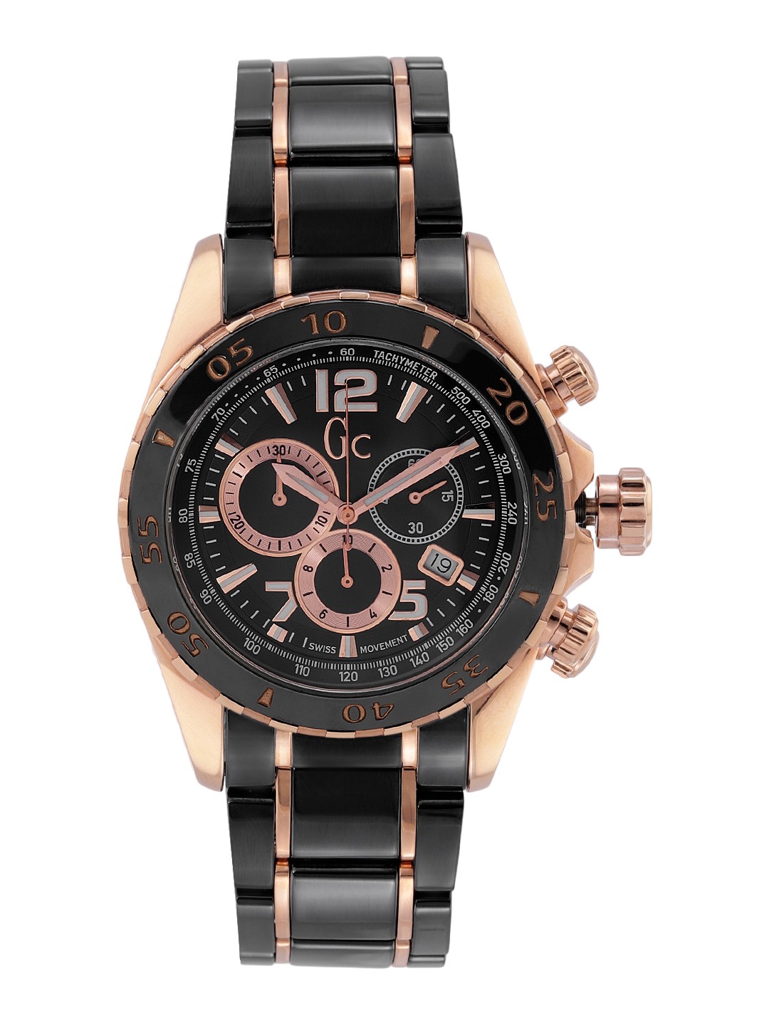 

GC Men Black Dial Bracelet Style Sport Collection Analogue Watch Y02014G2MF