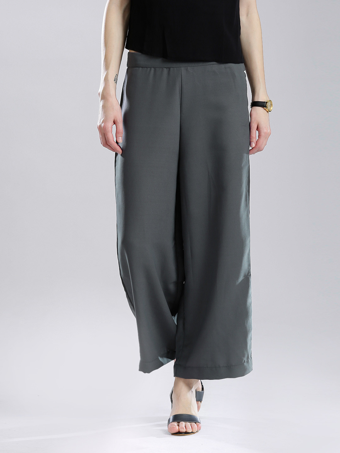 

W Grey Palazzo Trousers