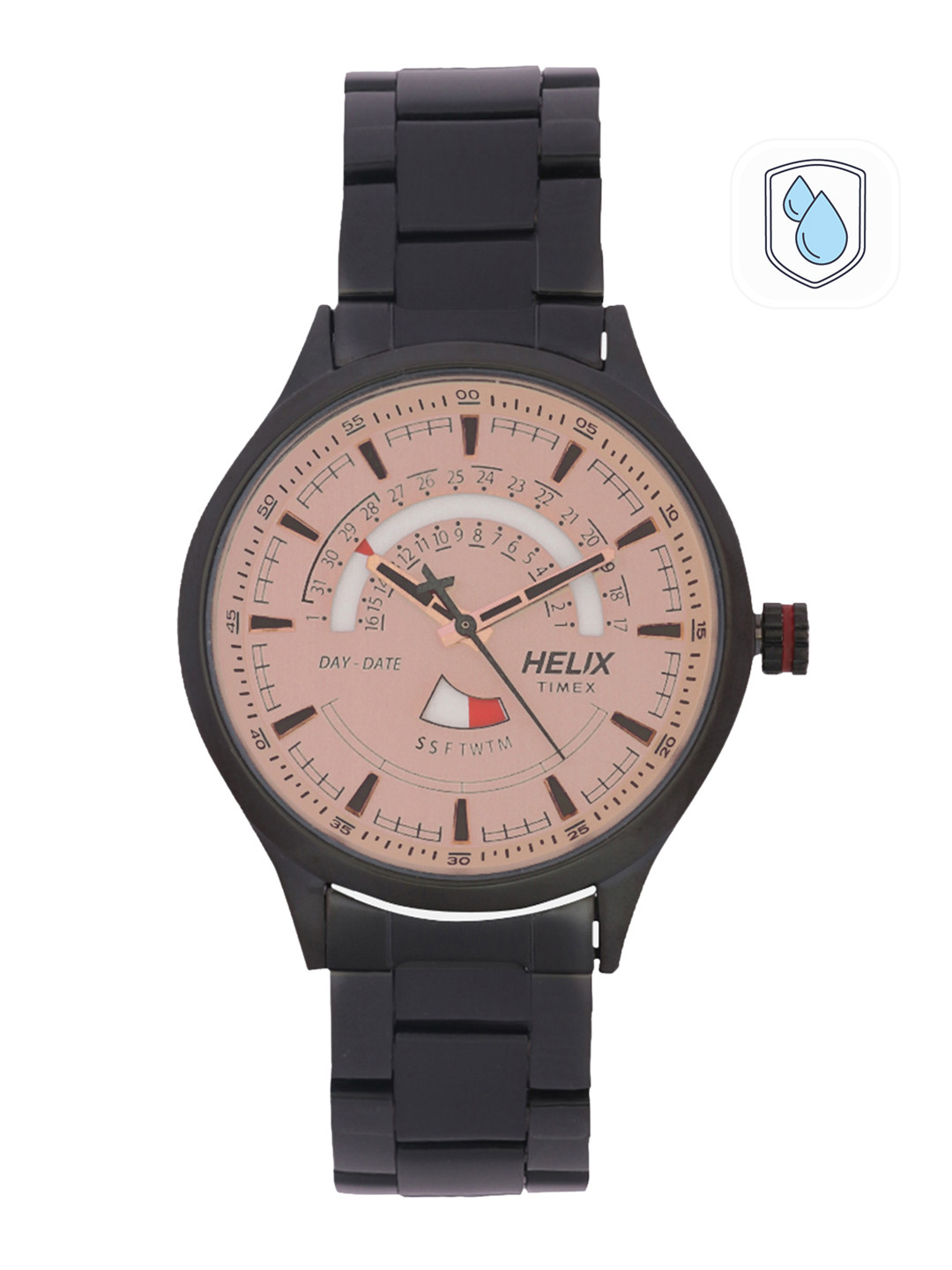 

Helix Men Beige Analogue Watch TW003HG20