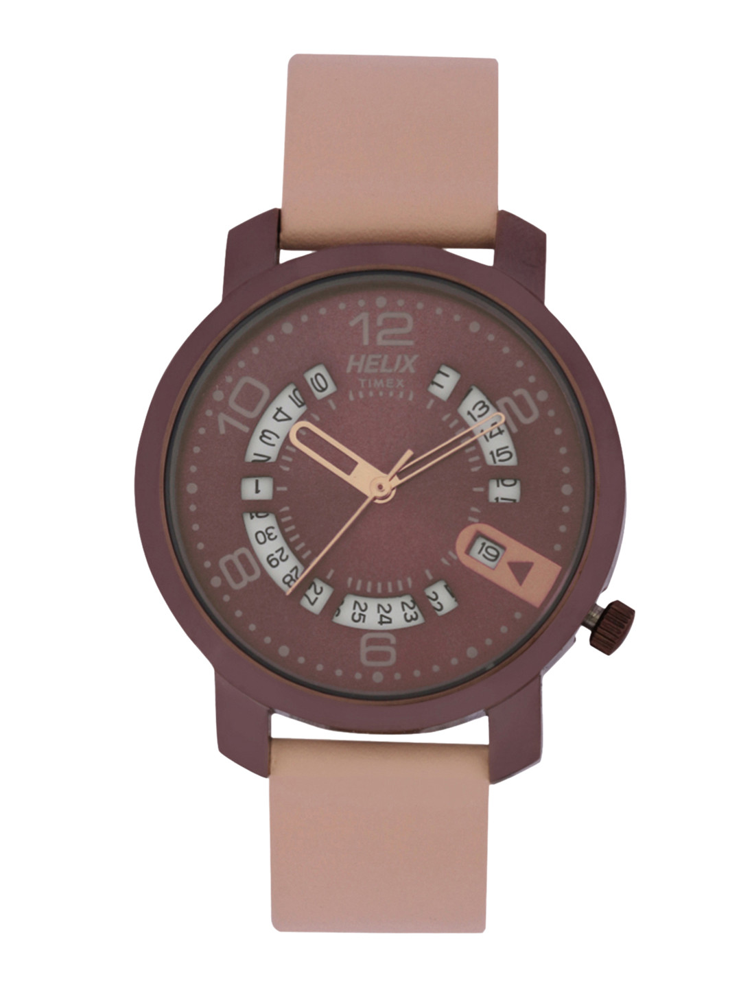 

Helix Women Brown Analogue Watch TW032HL28