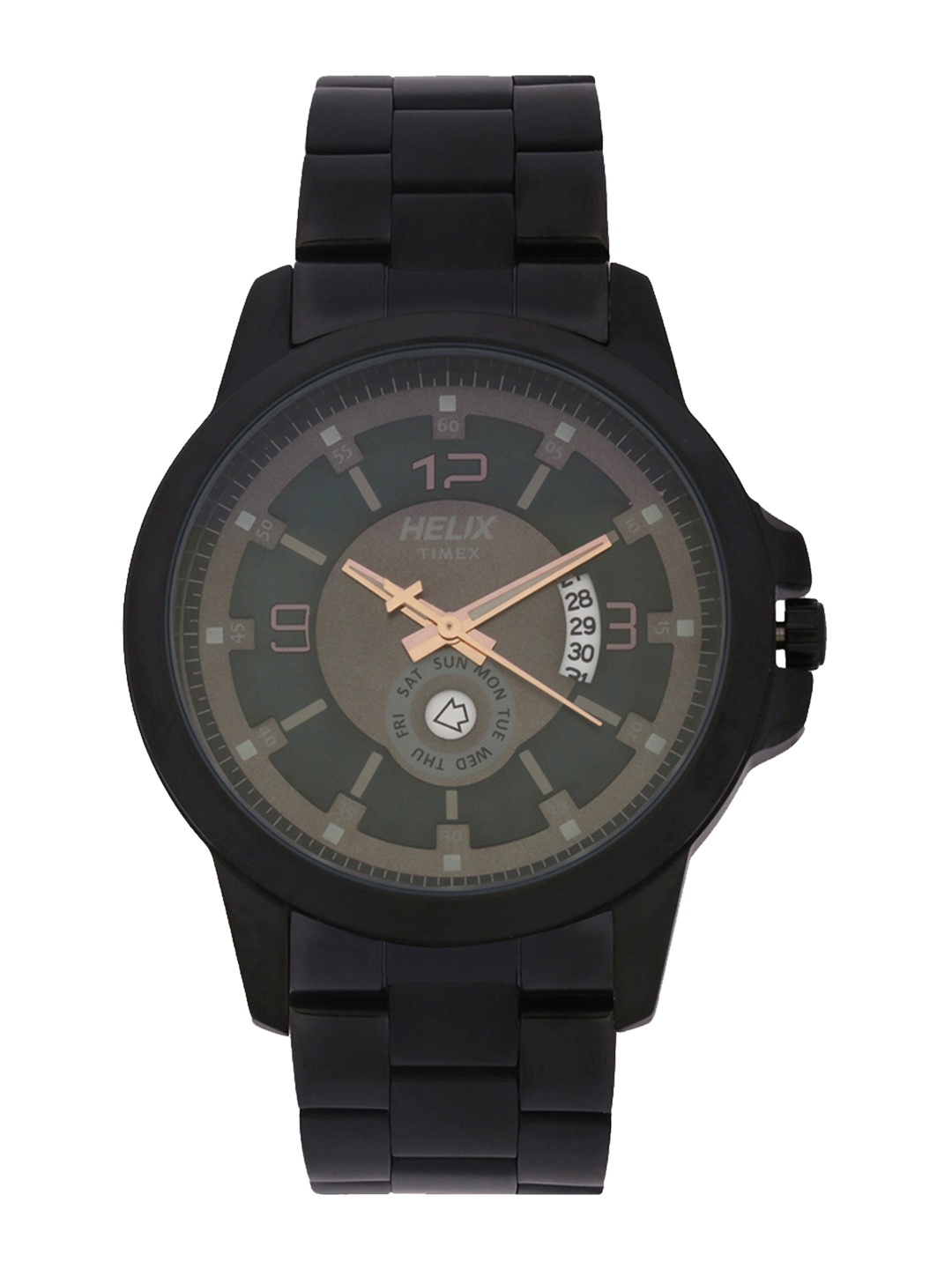 

Helix Men Black Analogue Watch - TW023HG21