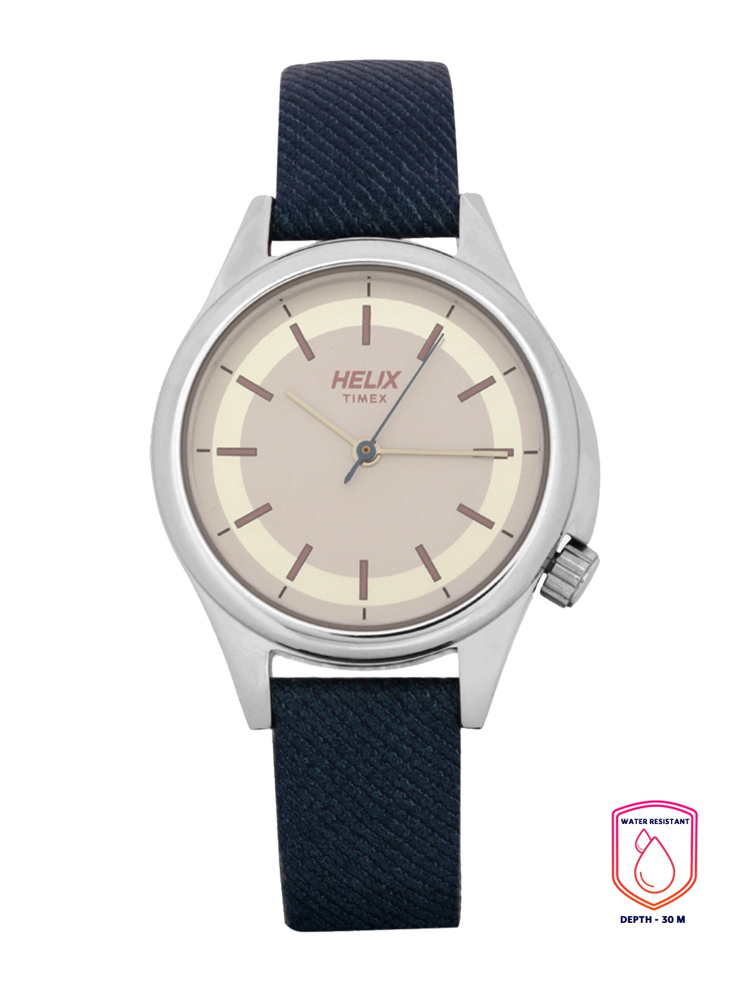 

Helix Women Silver-Toned Analogue Watch TW037HL05
