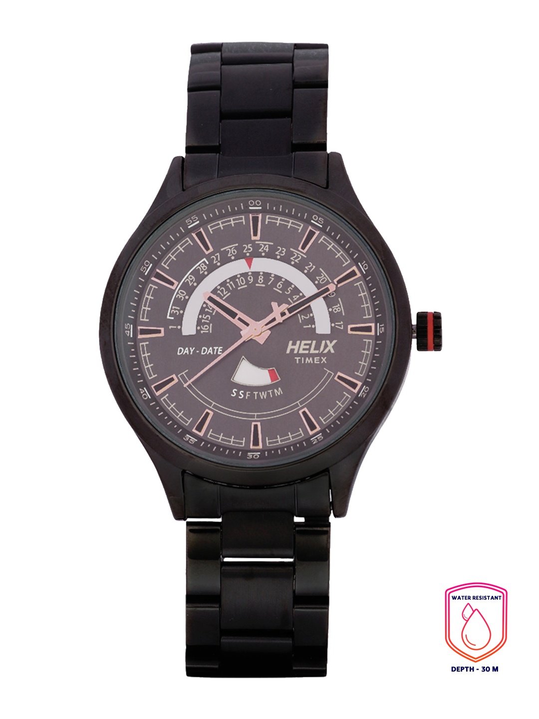 

Helix Men Grey Analogue Watch TW003HG21
