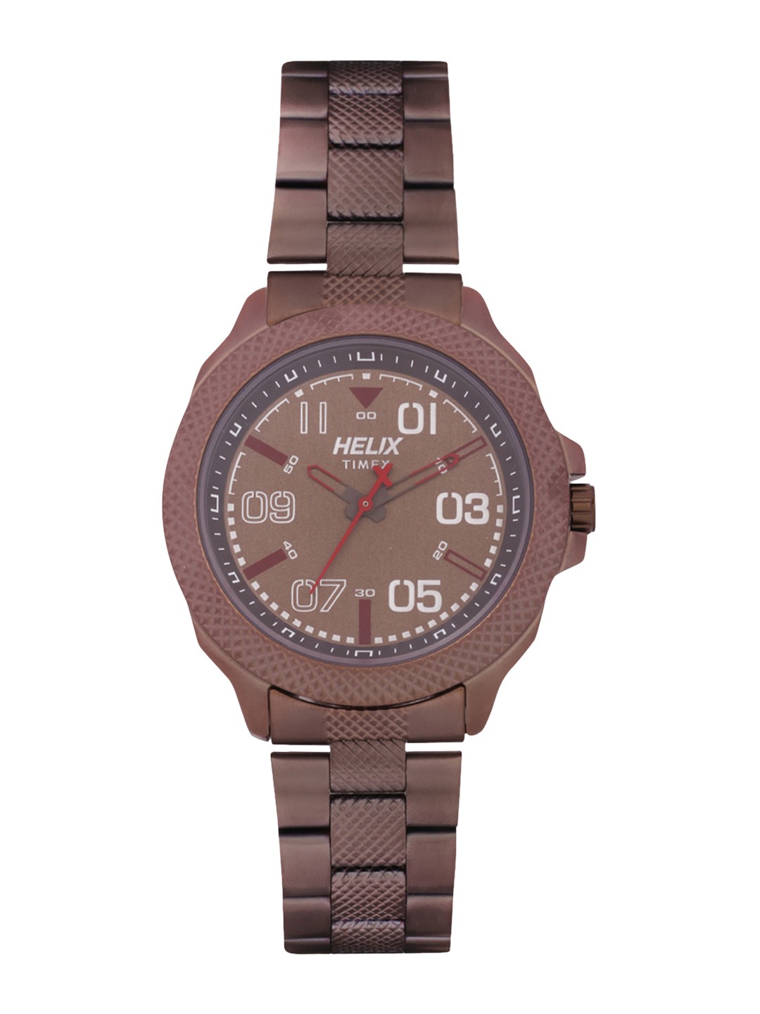 

Helix Men Brown Analogue Watch TW034HG11
