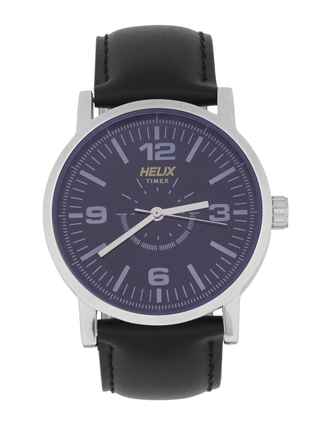 

Helix Men Black Analogue Watch - TW035HG01, Blue