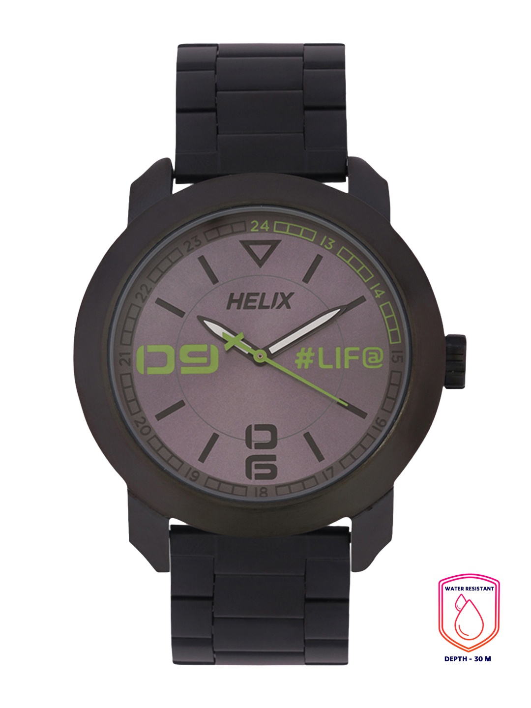 

Helix Men Grey Analogue Watch TW036HG10